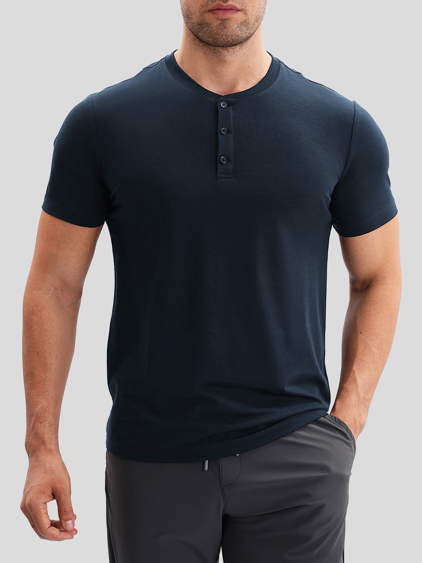StayCool 2.0 Slim Fit Henley Shirt