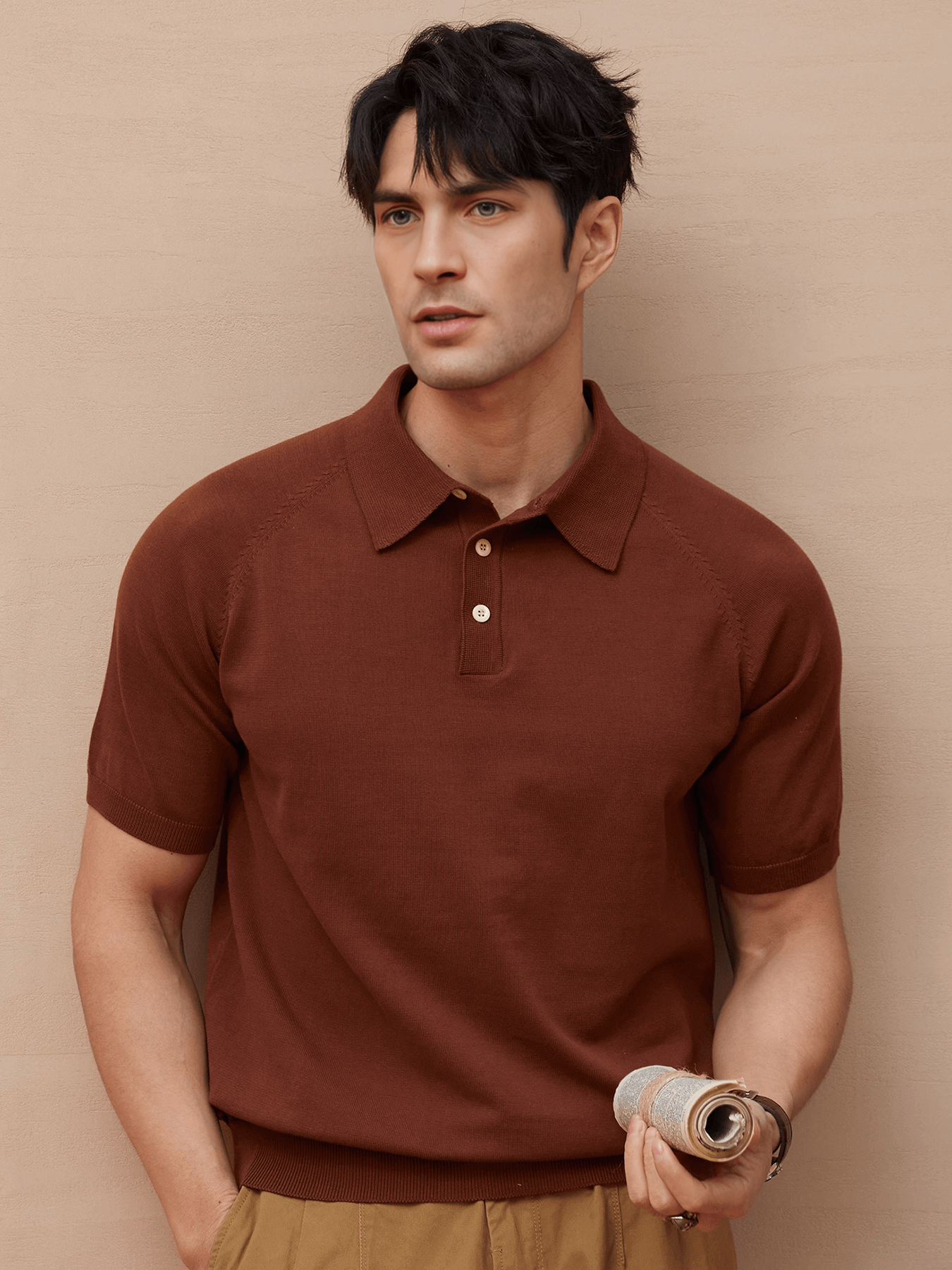 GentleKnit Short Sleeve Knitted Polo