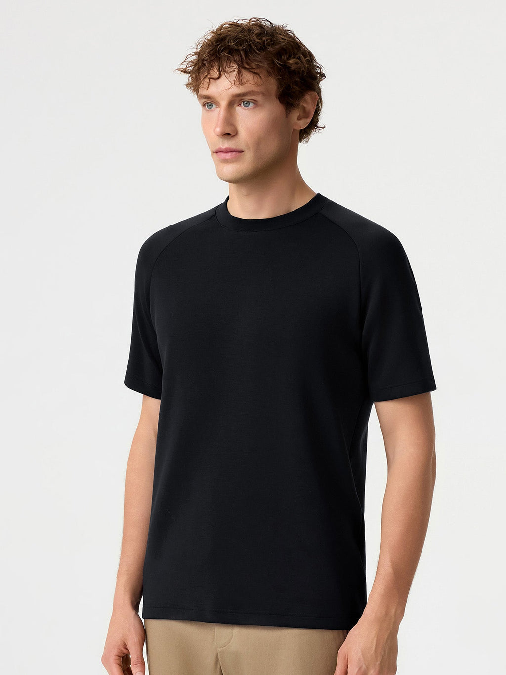 Modal Blend Short-Sleeve Raglan Tee