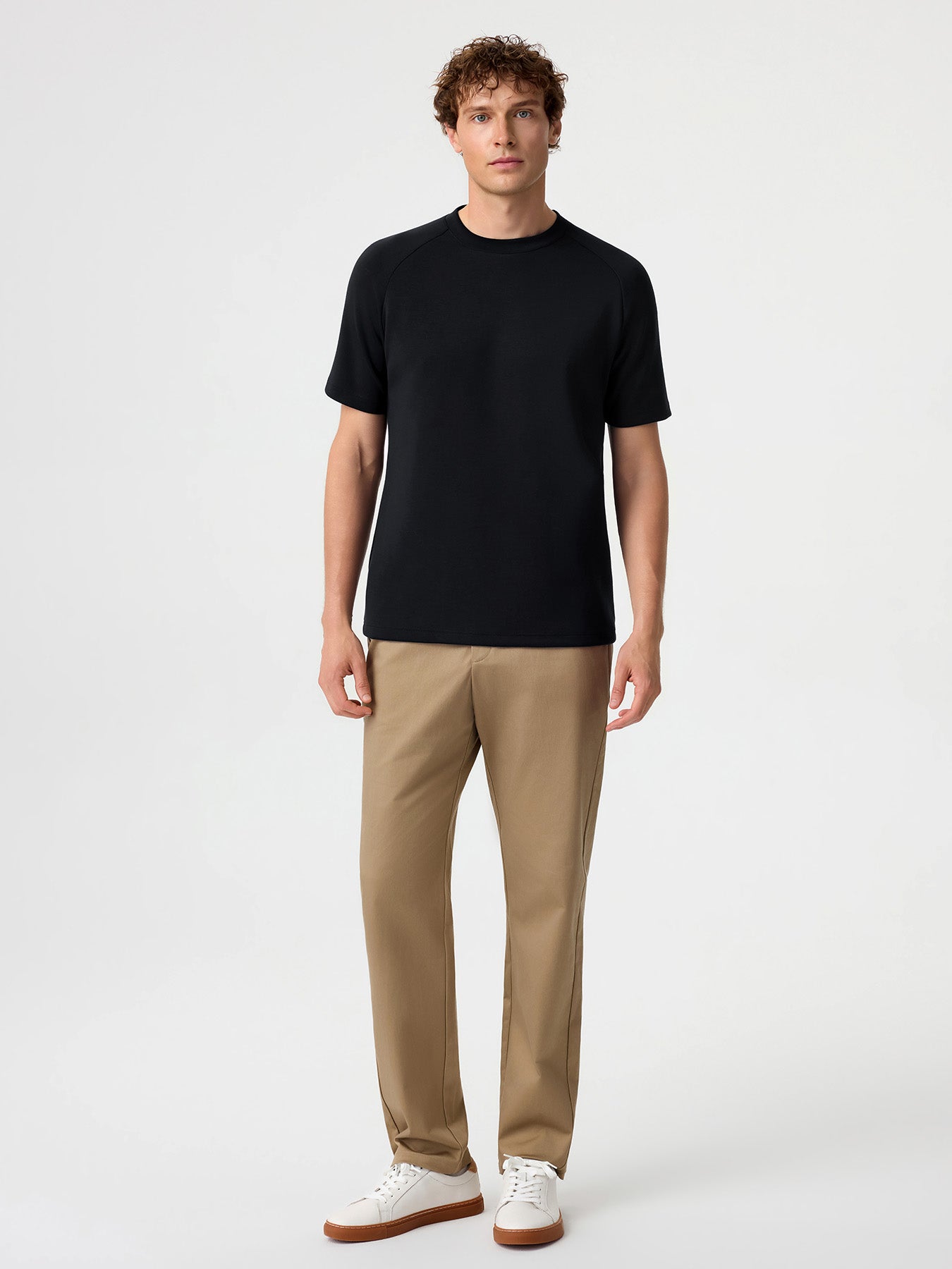 Modal Blend Short-Sleeve Raglan Tee