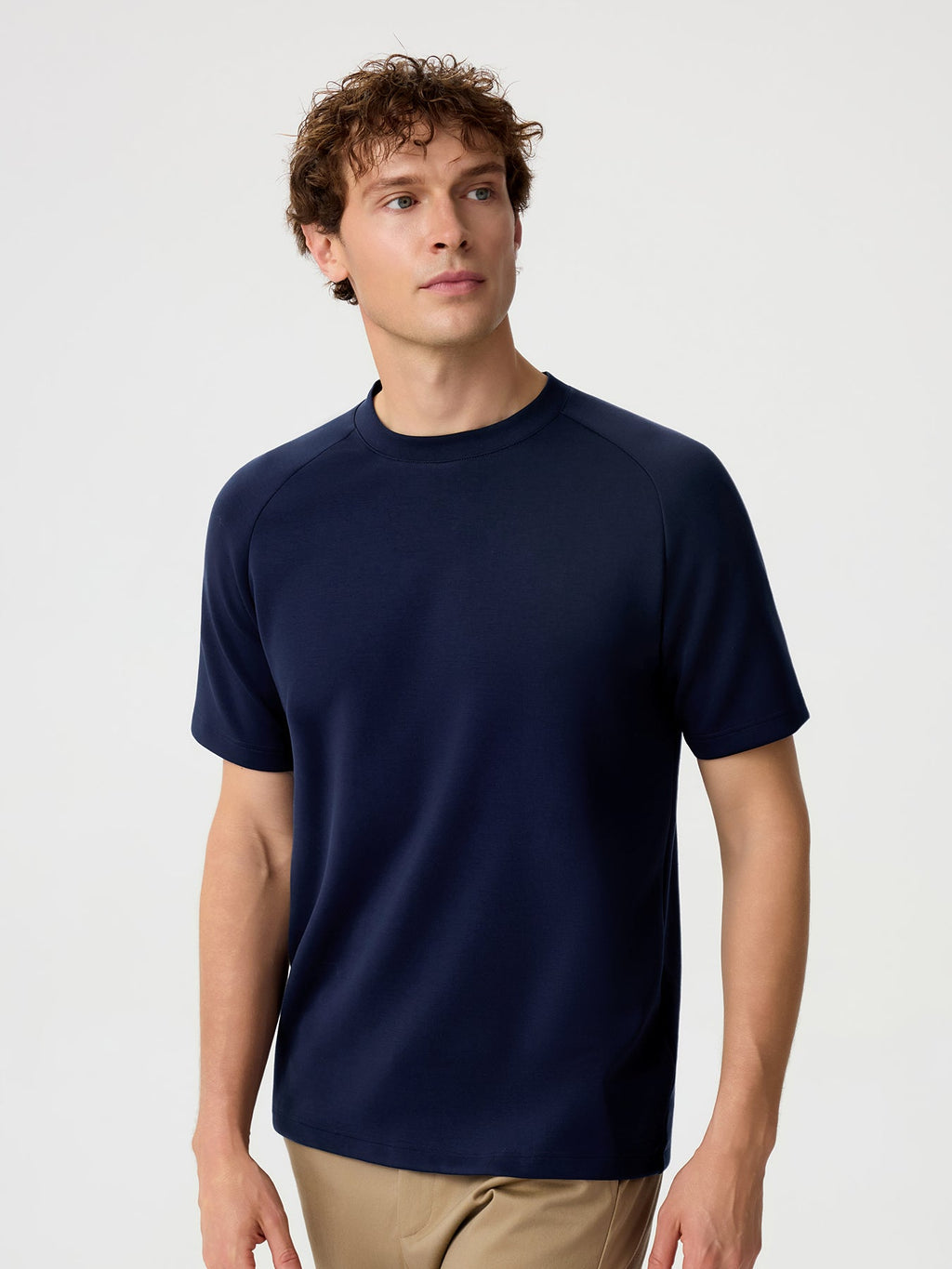 Modal Blend Short-Sleeve Raglan Tee