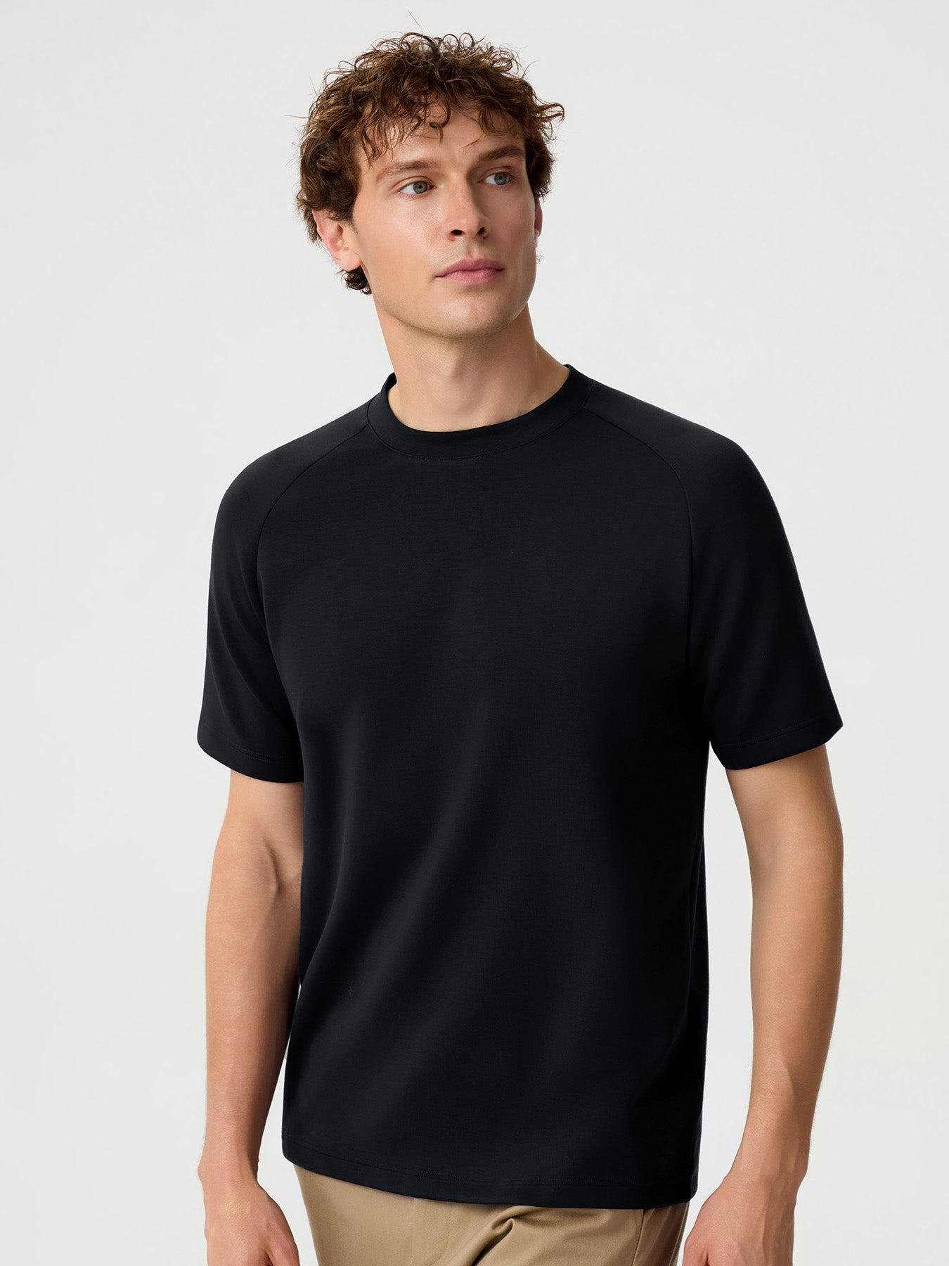 Modal Blend Short-Sleeve Raglan Tee