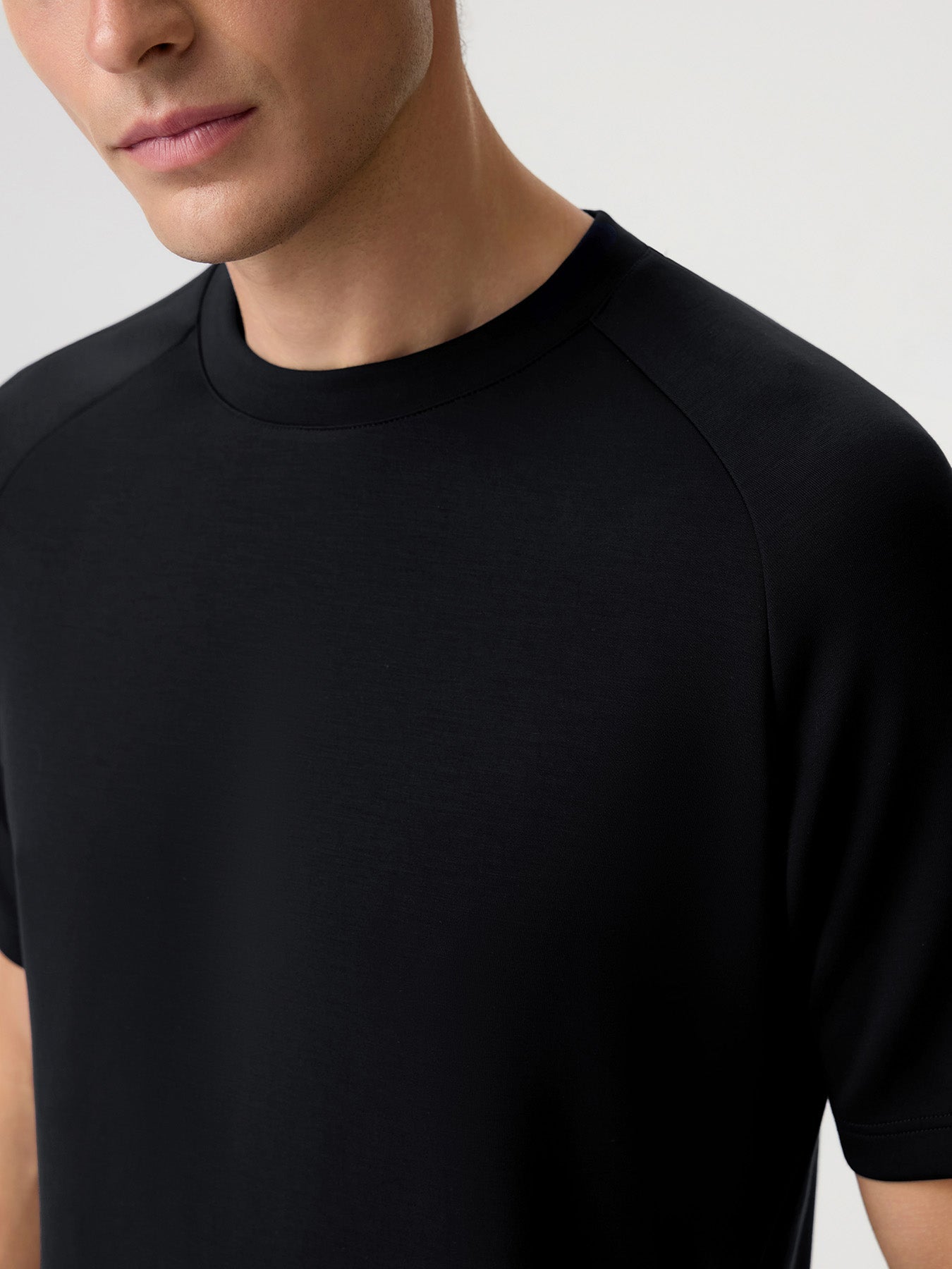 Modal Blend Short-Sleeve Raglan Tee