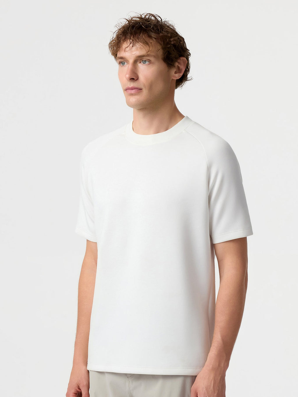 Modal Blend Short-Sleeve Raglan Tee