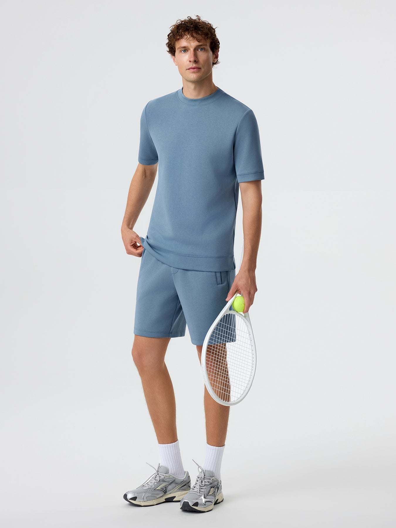 Modal Blend Short Sleeve Tee:Slim Fit