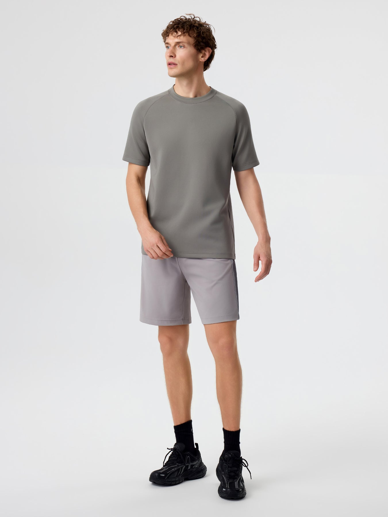 Modal Blend Short-Sleeve Raglan Tee