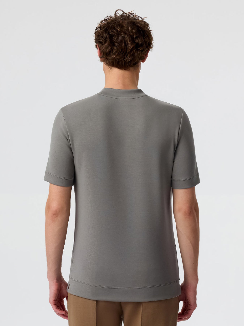 Modal Blend Short Sleeve Tee:Slim Fit