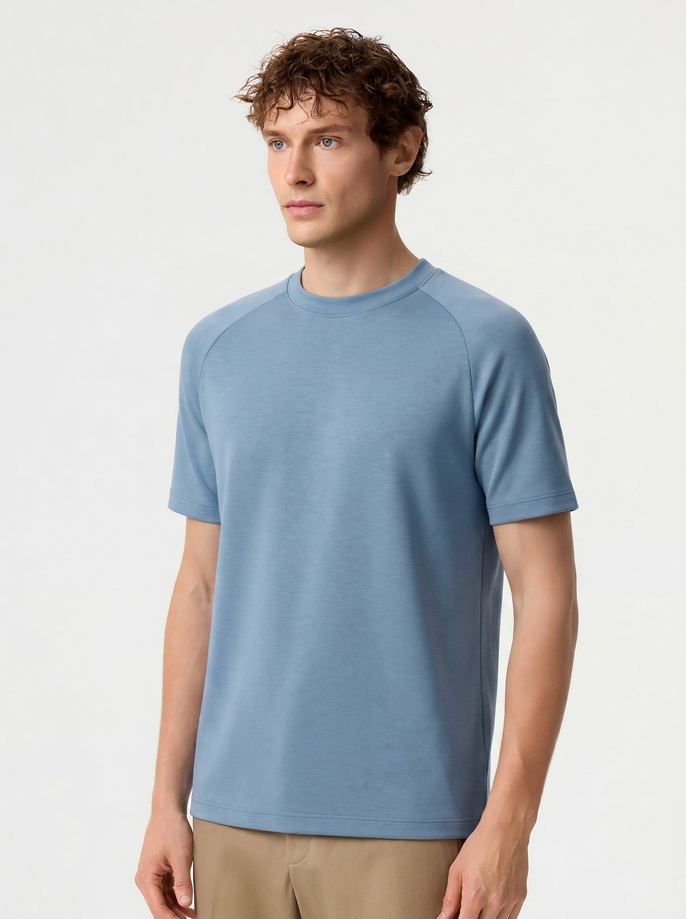 Modal Blend Short-Sleeve Raglan Tee