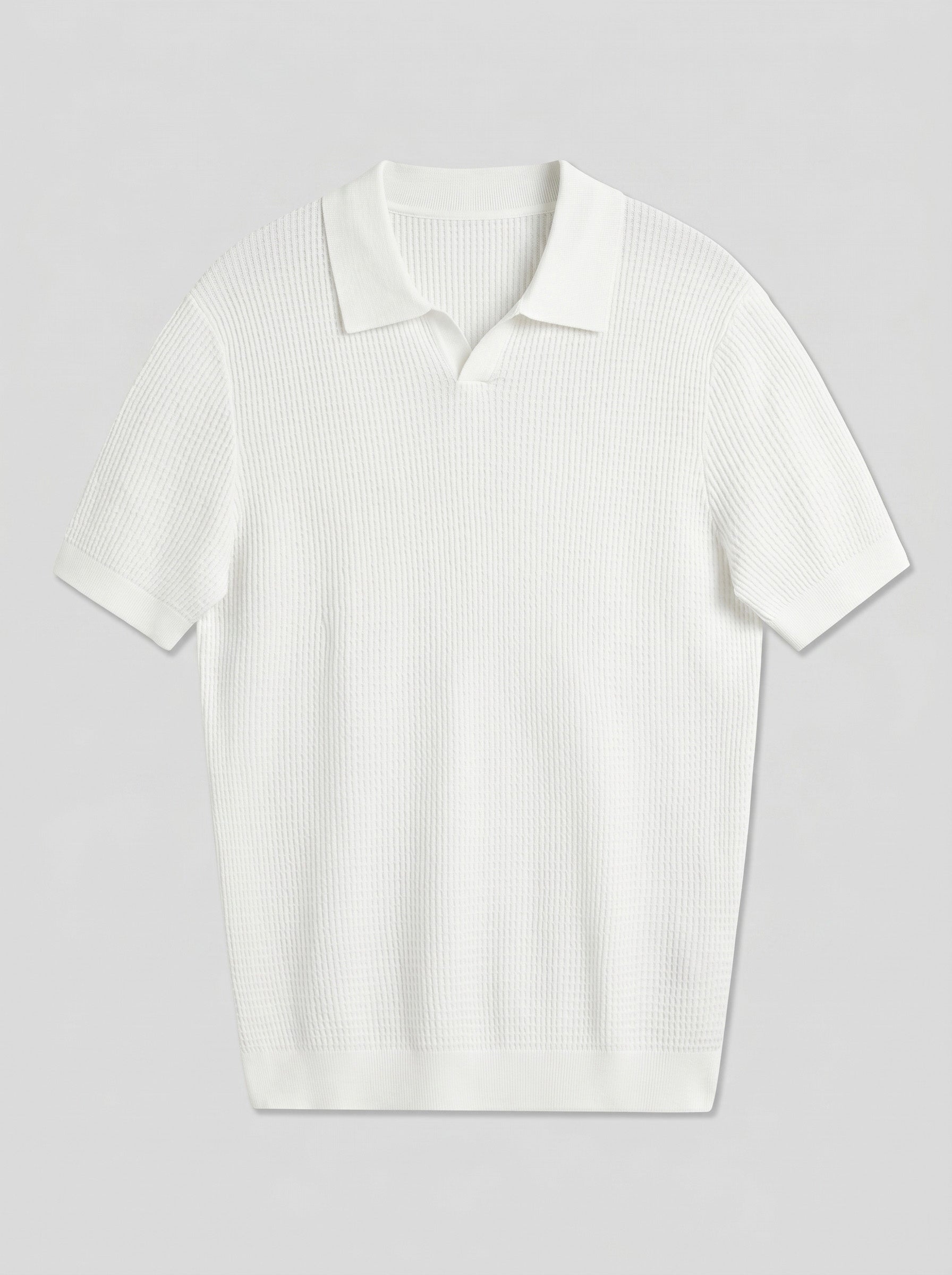 FlexKnit Active Knitted Buttonless Polo