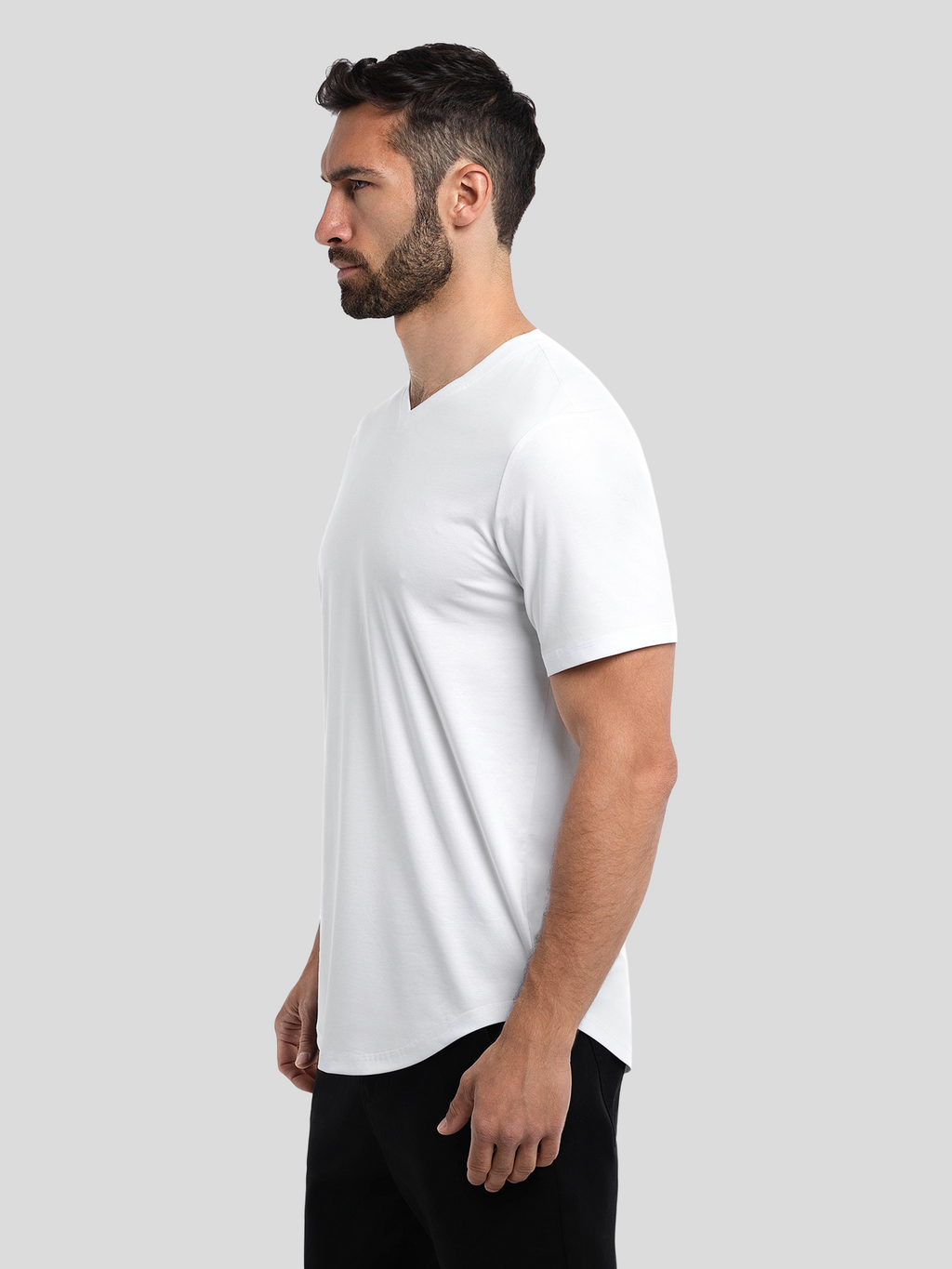 StayCool 2.0 V-neck Elongated Tee: Classic Fit