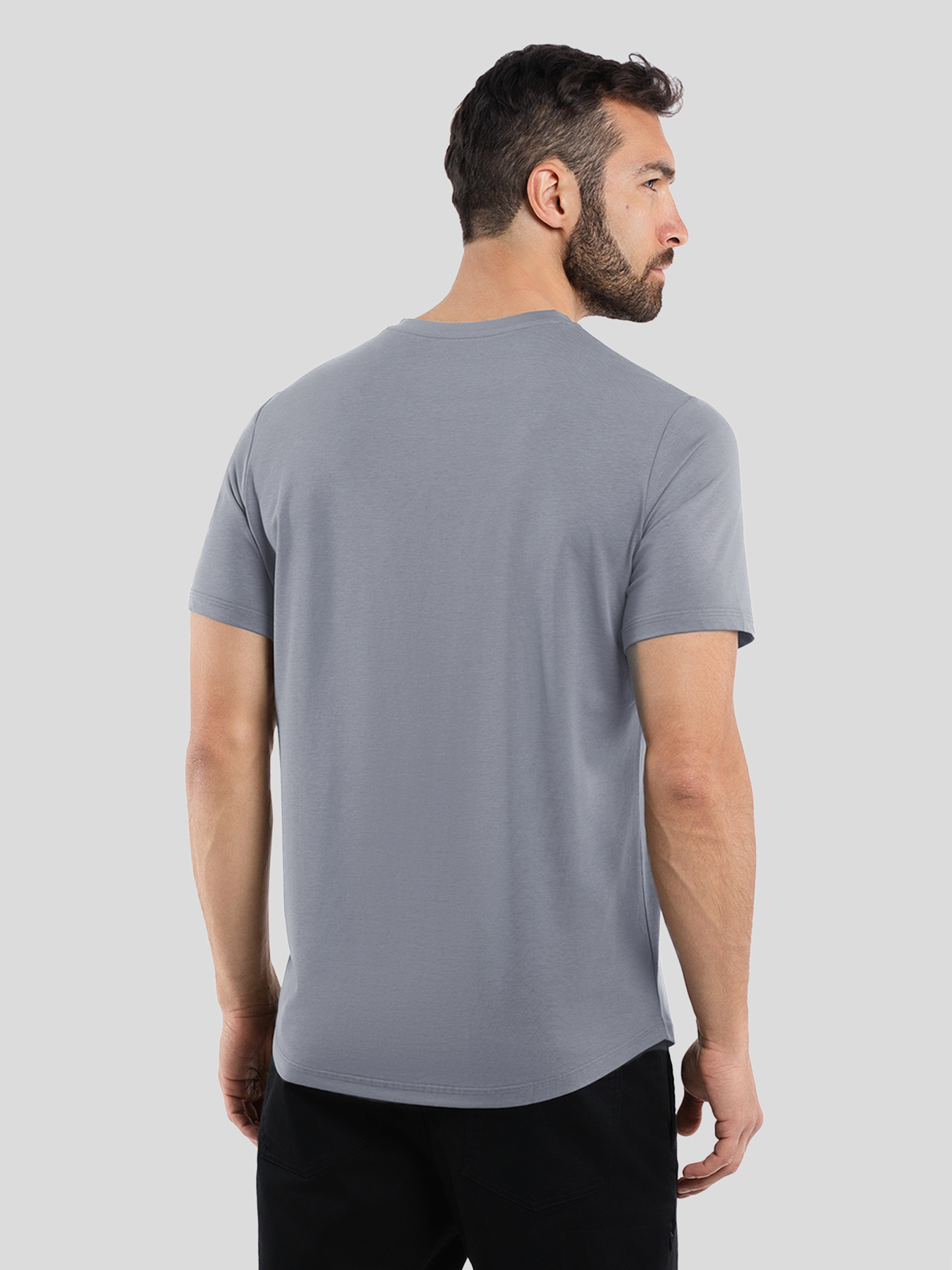StayCool 2.0 V-neck Curve-Hem Tee: Classic Fit