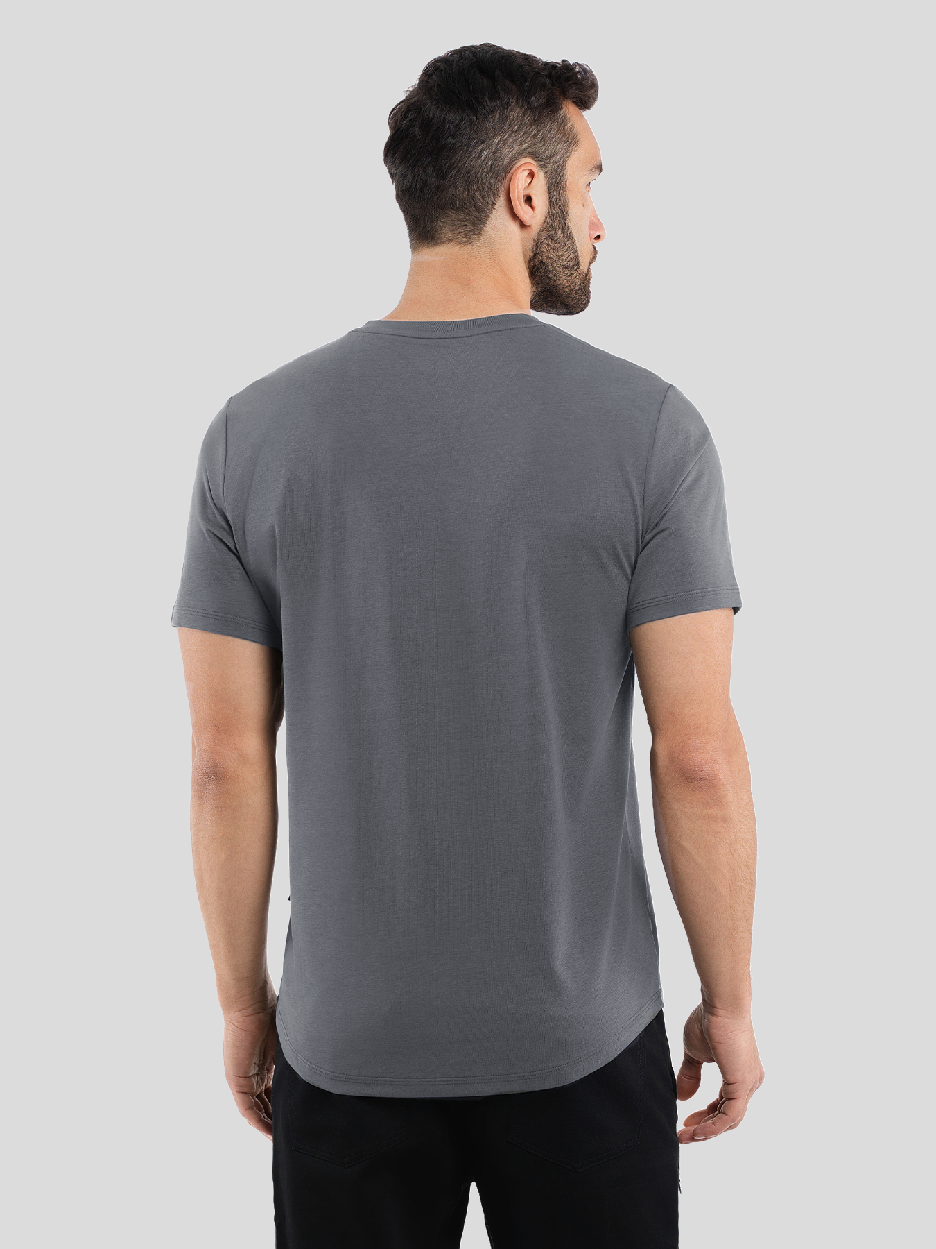 StayCool 2.0 V-neck Curve-Hem Tee: Classic Fit