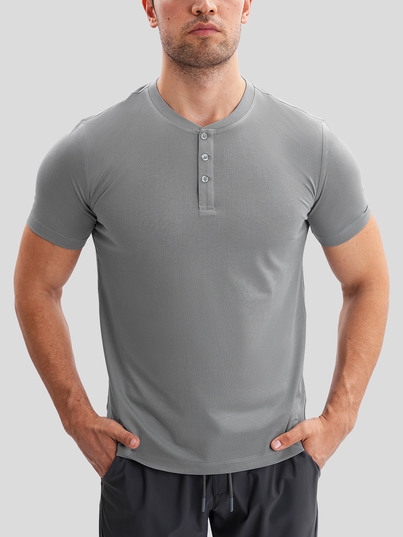 StayCool 2.0 Slim Fit Henley Shirt