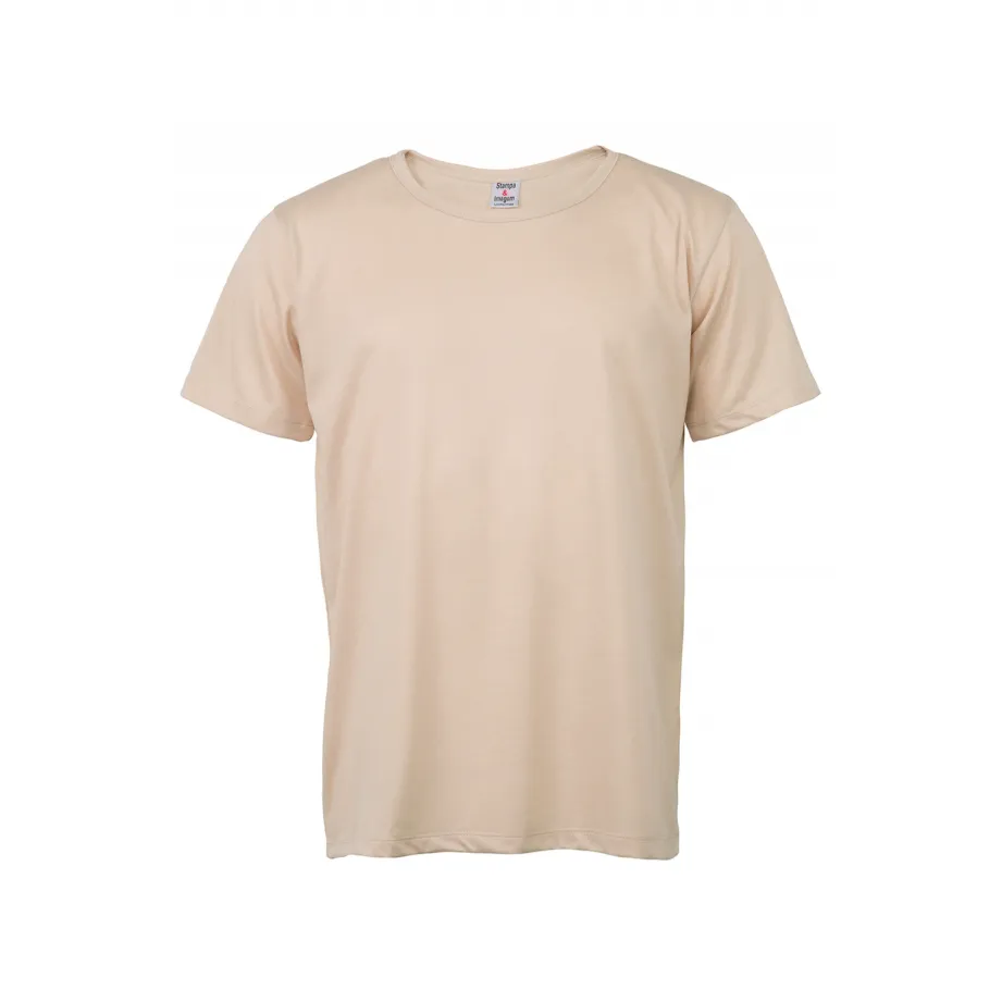 Generic Beige Crew Neck T-Shirt