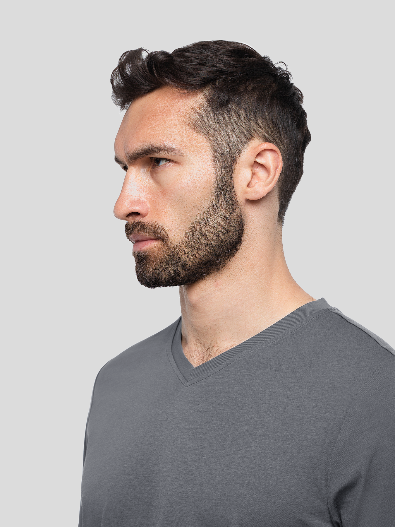 StayCool 2.0 V-neck Elongated Tee: Slim Fit