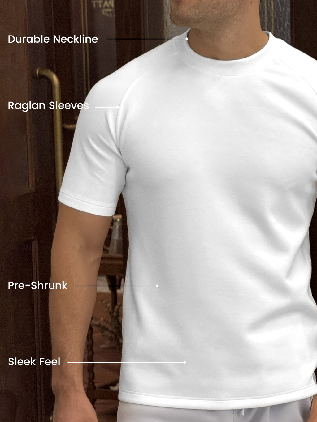 Modal Blend Short-Sleeve Raglan Tee