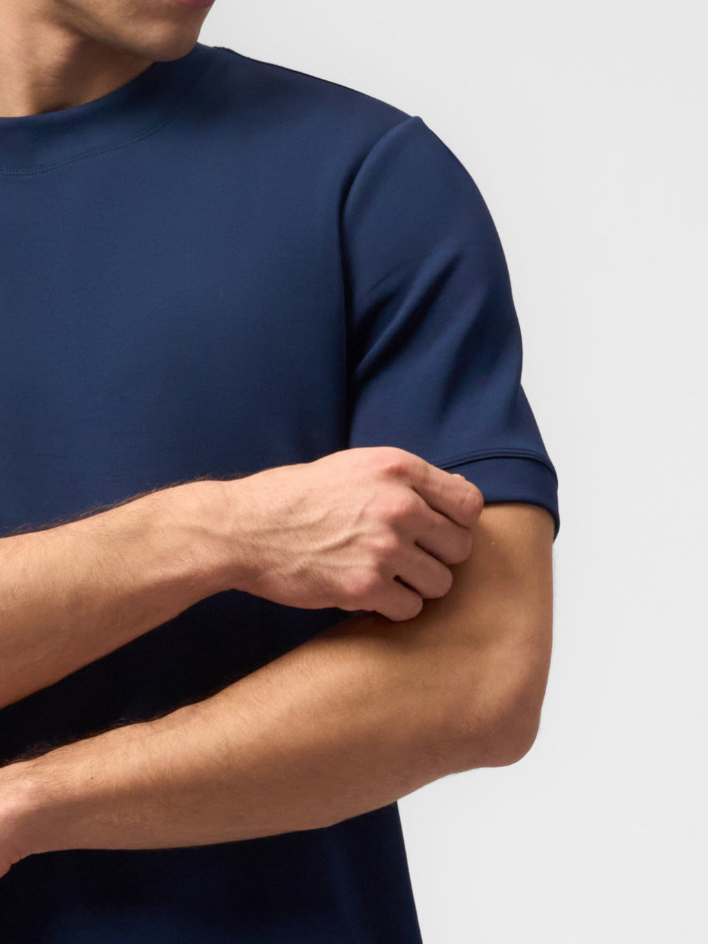 Modal Blend Short Sleeve Tee:Slim Fit