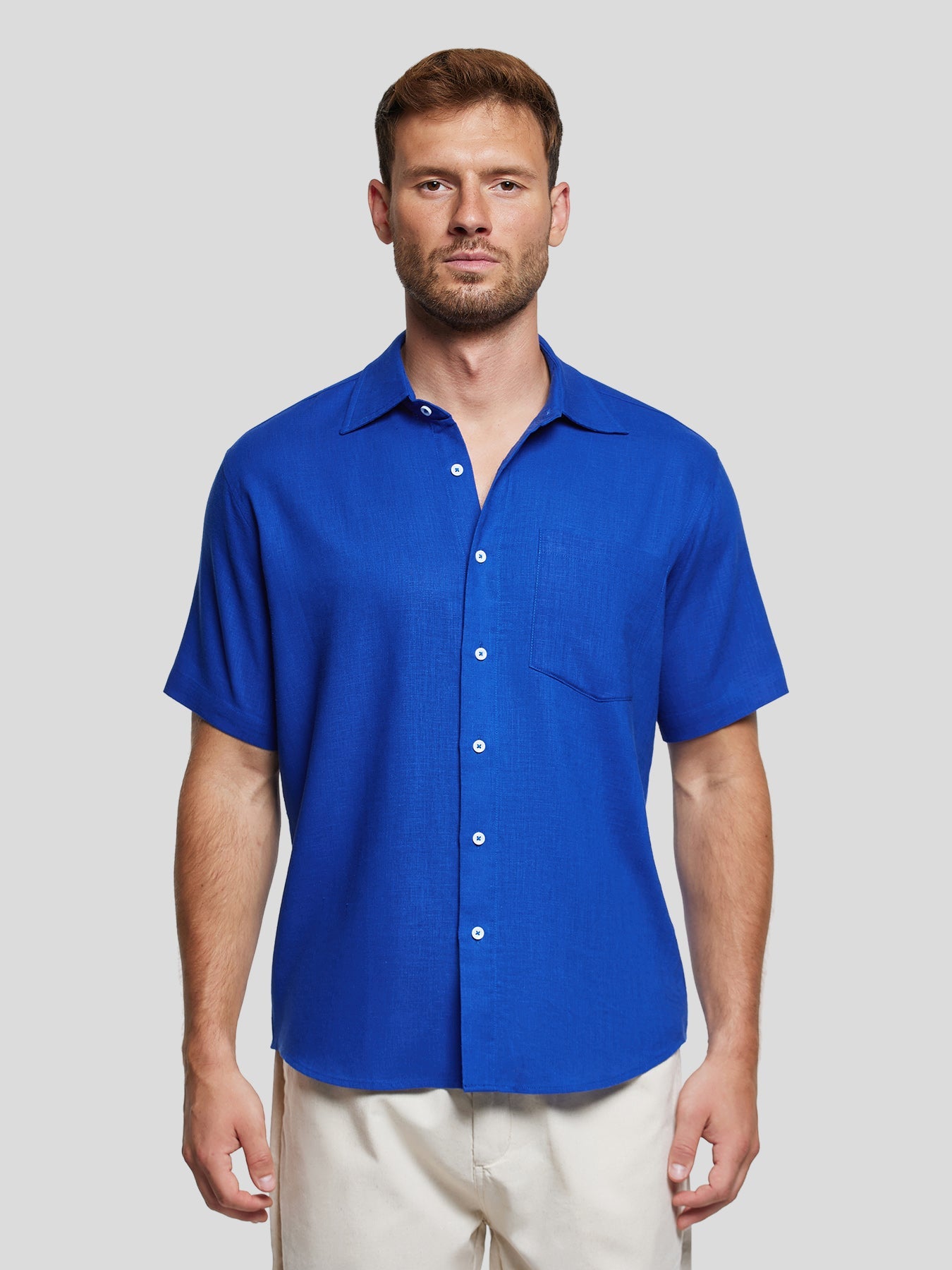 DreamWear Italian Linen Short Sleeve Shirt