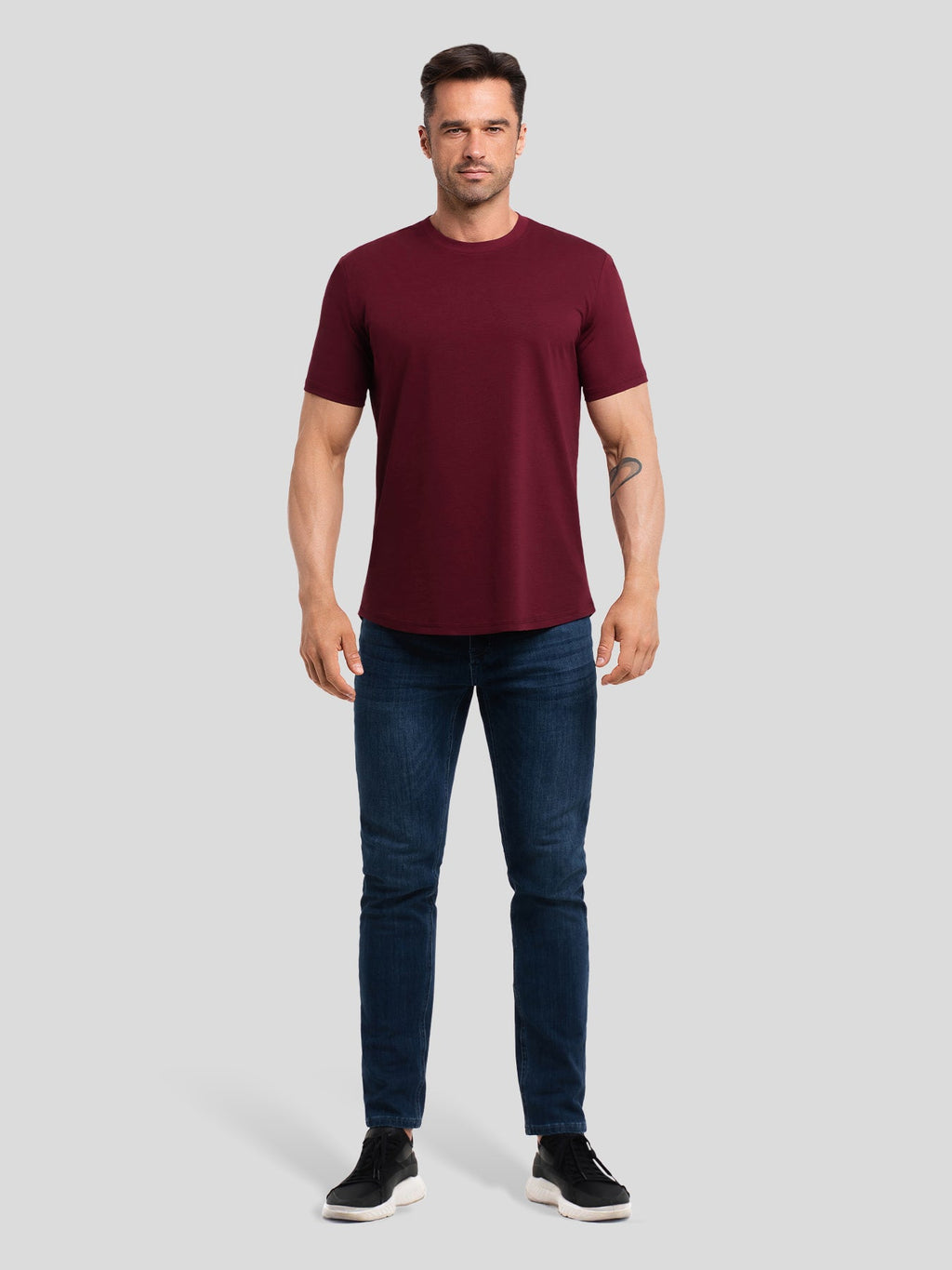StayCool 2.0 Curve-Hem Tee: Slim-Fit