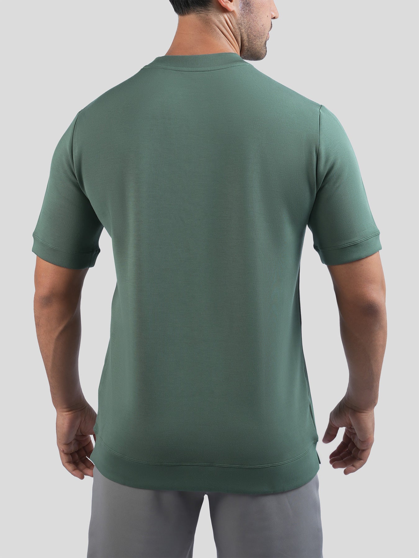Modal Blend Short Sleeve Tee:Slim Fit