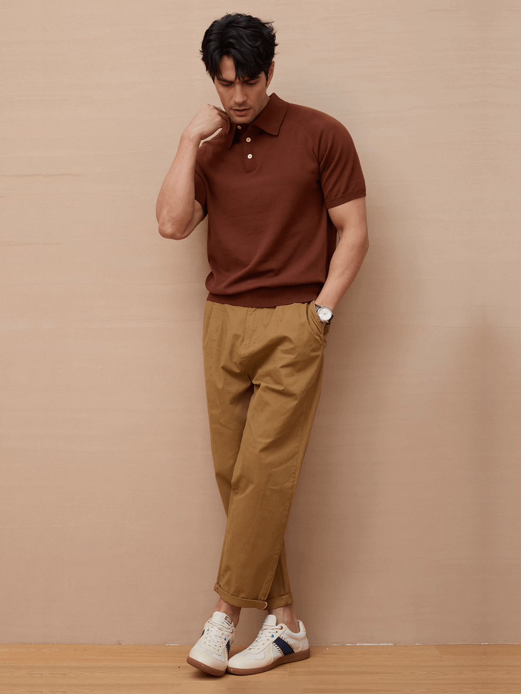 GentleKnit Short Sleeve Knitted Polo