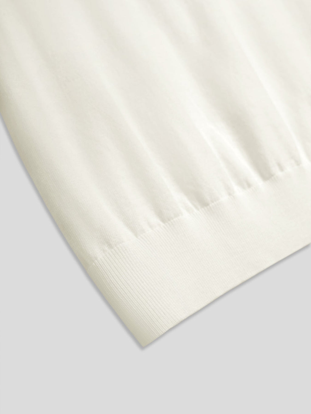 CoolKnit Color Blocked Cuffs Short Sleeve Knitted T-Shirt