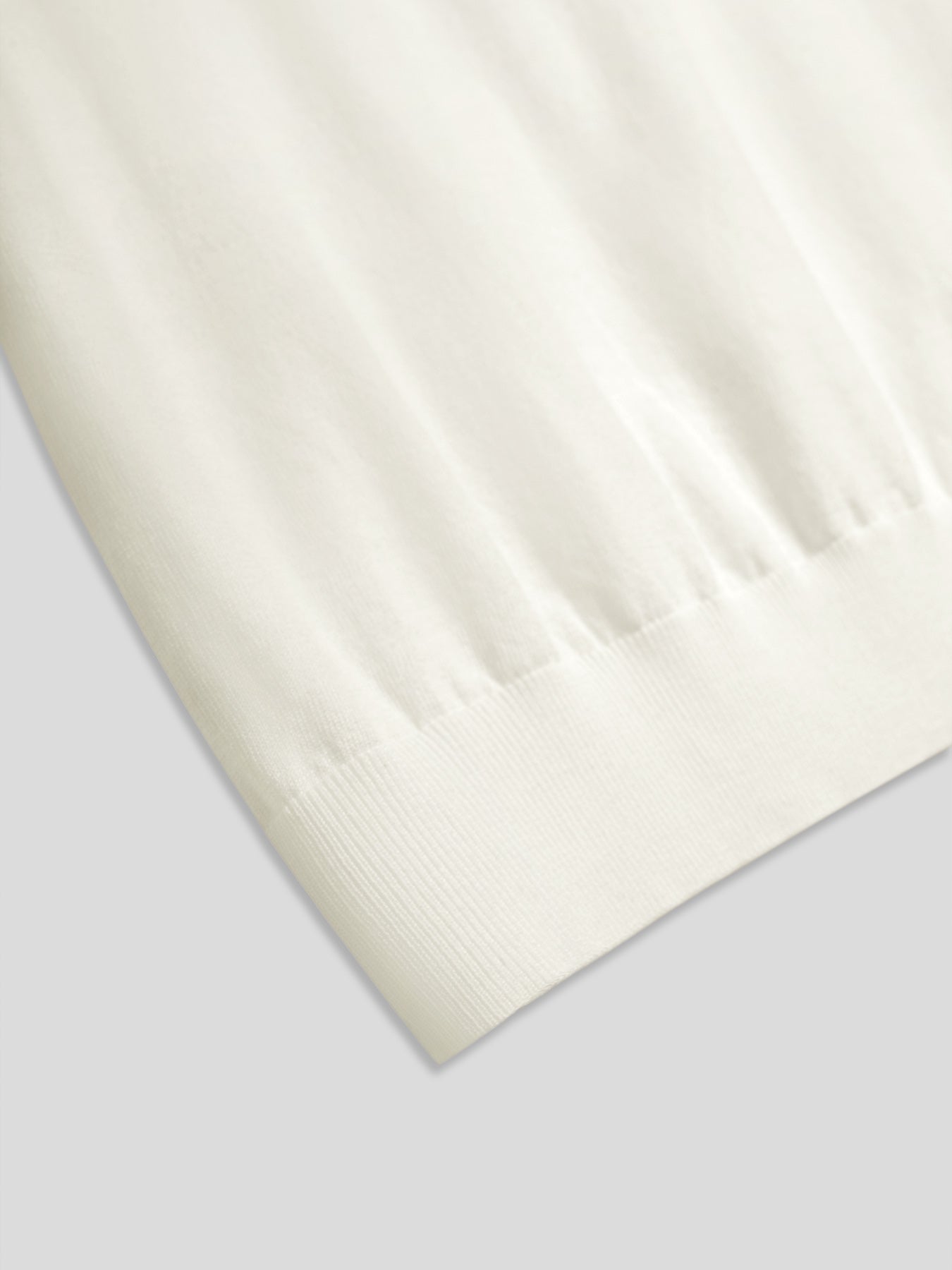 CoolKnit Color Blocked Cuffs Short Sleeve Knitted T-Shirt