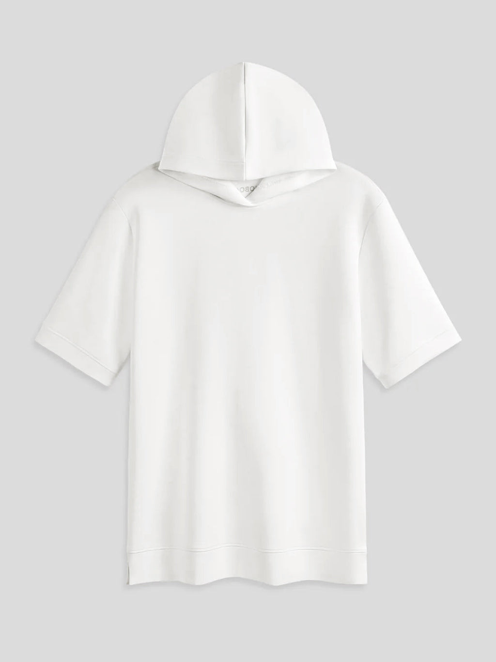 Modal Blend Short Sleeve Hoodie