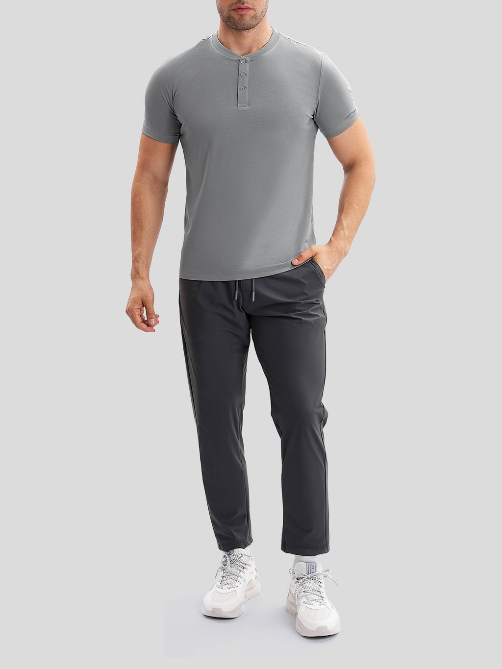 StayCool 2.0 Slim Fit Henley Shirt